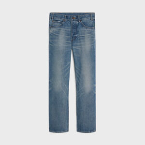 Authentic Celine Kurt Jeans Union Wash Denim Mens Straight Leg Mid‑Rise
